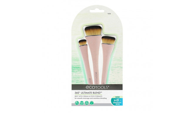 Meigipintsel 360º Ultimate Ecotools 1636 (2 pcs) 3 Tükid, osad