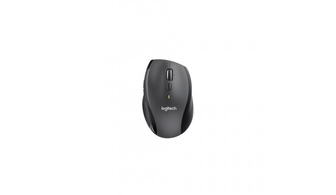 Logitech Marathon M705 Wireless Mouse, RF Wireless, 1000 DPI, Black/Grey