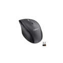 Logitech Marathon M705 Wireless Mouse, RF Wireless, 1000 DPI, Black/Grey
