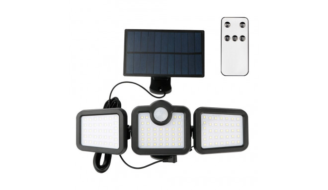 SUNARI päikeselamp LED FLS-04 108*SMD PIR 10W 800lm 6000K 2400mAh Li-Ion Forever Light 10W 800lm 600