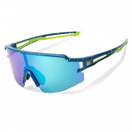 Rockbros Rockbros Polarized Cycling Glasses with UV Protection and Corrective Insert Blue Lenses - B