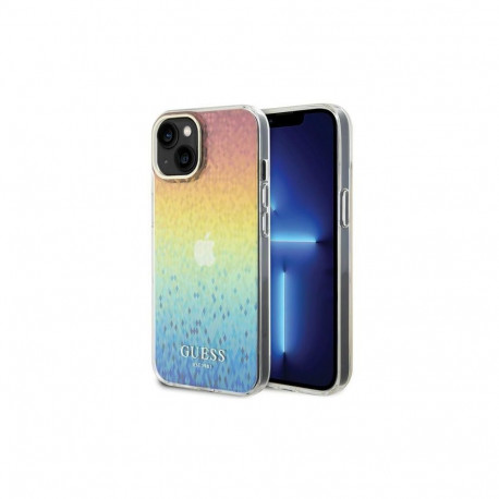 Guess Guess IML Faceted Mirror Disco Iridescent case for iPhone 15 - multicolored
