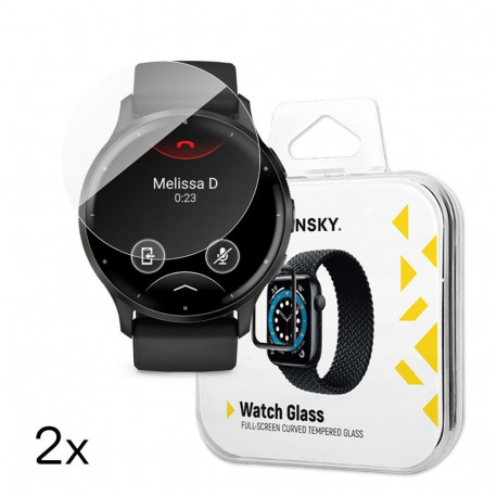 Wozinsky Wozinsky Full Glue Tempered Glass for Garmin Venu 3 45mm (2 pcs.)
