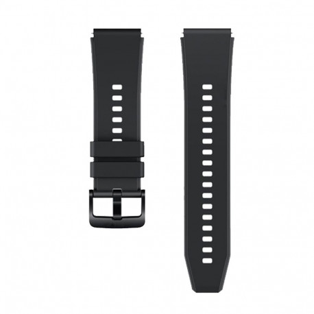 Hurtel Silicone Strap for Huawei Watch GT 2 / 3 / 4 / 2 Pro / 3 Pro / 4 Pro / GT 2e - Black