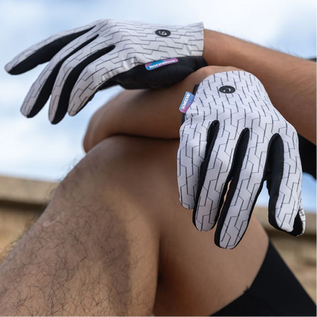 Rockbros Rockbros sports gloves full spring-summer size S - white and black
