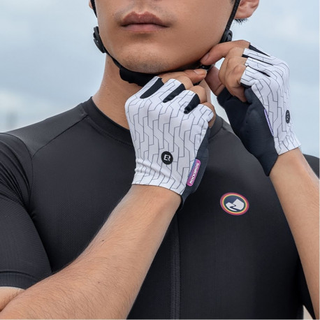 Rockbros Rockbros MTB cycling gloves size: XL - white and black