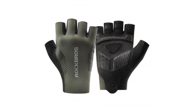 Rockbros Rockbros cycling gloves spring/summer/autumn, short fingers, size: M - green