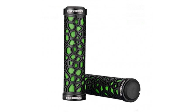 Rockbros Rockbros 2017-14AGN bicycle grips - black and green