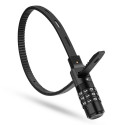 Rockbros Rockbros 3240001001 bicycle lock for 0.5 m combination - black