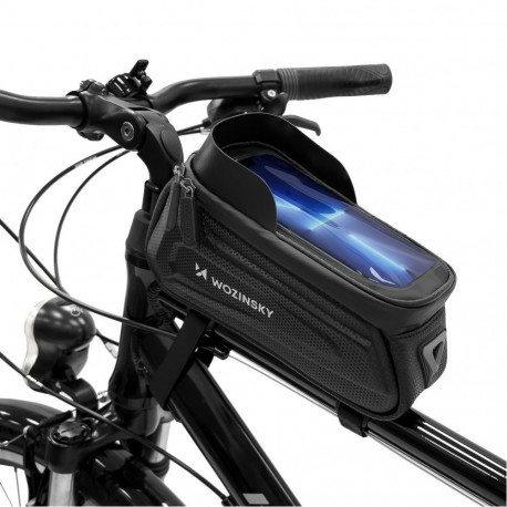 Wozinsky Wozinsky Bike Frame Bag with Phone Case 1.7L Black (WBB28BK)