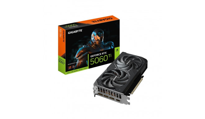 Gigabyte Graphics Card||NVIDIA GeForce RTX 5060 Ti|16 GB|GDDR7|PCIE 5.0 16x|GPU 2587 MHz|Dual Slot F