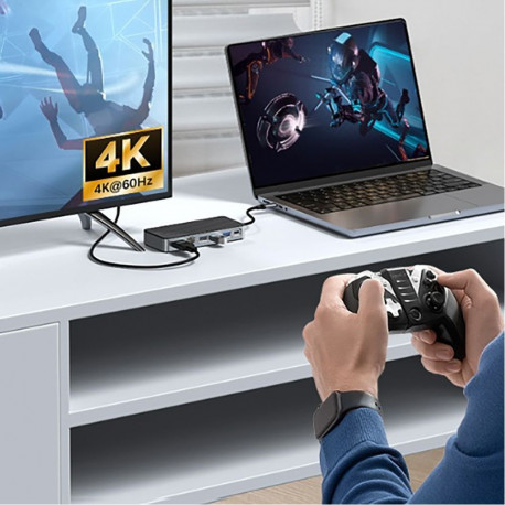 Orico Orico OM28PR-G2 USB-C Docking Station with M.2 Drive Slot + 1 x USB-A 3.2 + 1x USB-C 3.2 + 2x 