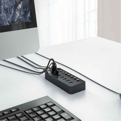 Orico Black \ 7 ports