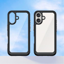 Hurtel Outer Space Case for iPhone 16e Flexible Frame Cover - Black