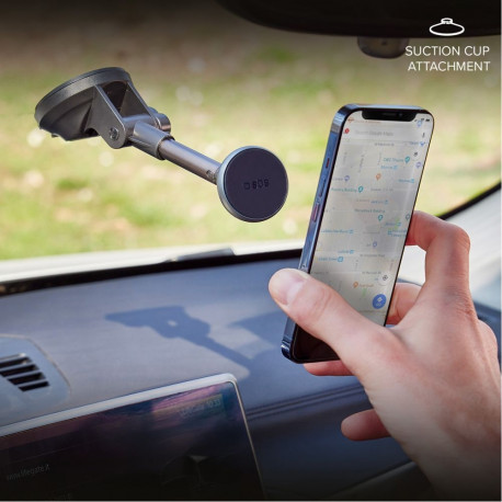 SBS SBS TESUPMAGEXT Telescopic Smartphone Holder Compatible with MagSafe - Black