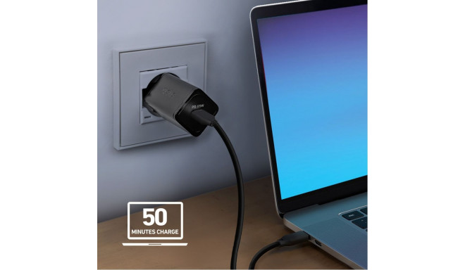 SBS SBS TETRGAN1C65W 65W GaN Power Delivery Charger - Black