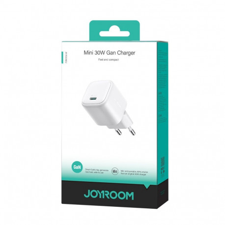 Joyroom Joyroom JR-TCG15 Mini 30W GaN USB-C Wall Charger - White