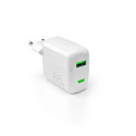 Puro Elektrik Puro 65W GaN USB-A USB-C Wall Charger - White Puro Elektrik Puro 65W GaN USB-A USB-C Wall Charger - White