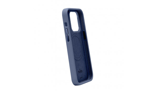 Puro Puro Icon Mag Pro MagSafe Silicone Case for iPhone 15 Pro - Dark Blue