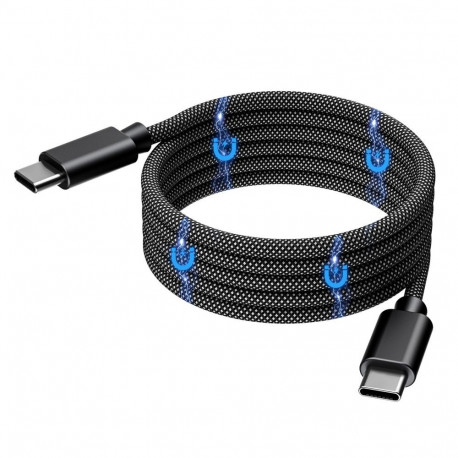Choetech Choetech XCC-1054 240W Cable with Power Delivery 3.1 USB-C Magnetic 1.2m - Black