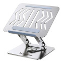 Wozinsky Laptop stand Wozinsky WRS-CPY84SS aluminum + Free! smartphone stand - silver