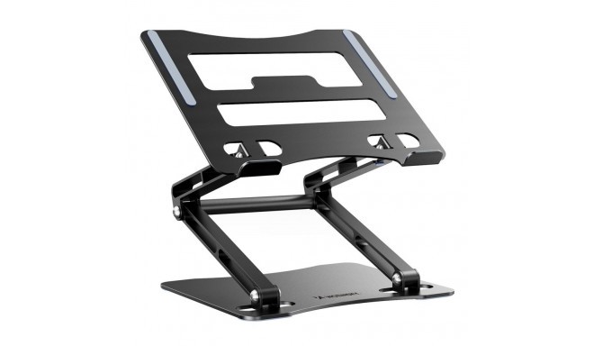 Wozinsky Wozinsky WRS-CPY75DSB Aluminum Laptop and Tablet Stand + Free Smartphone Stand - Black