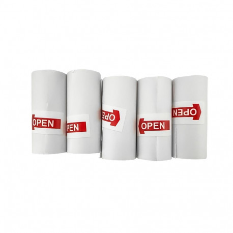 Hurtel HURC10N5 Rolls for Thermal Printer with Camera HURC10 - White (5 pcs.)