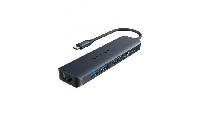 HYPER | Drive EcoSmart Gen.2 Universal USB-C 7-in-1 Hub w 100 W PD Power Pass-thru