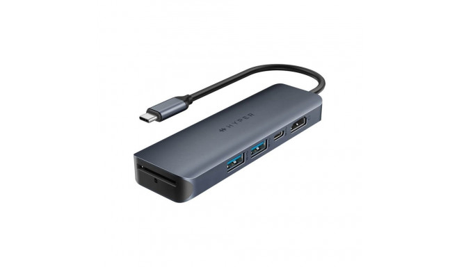 HYPER | Drive EcoSmart Gen.2 Universal USB-C 6-in-1 Hub with 100 W PD Power Pass-thru
