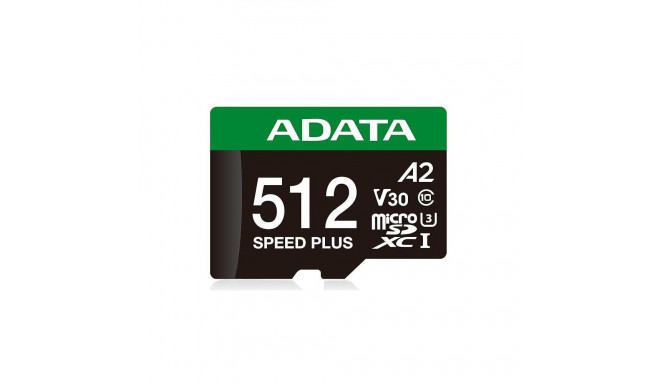 ADATA MEMORY MICRO SDXC 512GB UHS-I/UD512GUI3V30A2SP-RA1