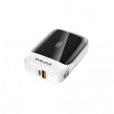Evelatus Evelatus Power Bank 22.5W 10000 mAh Type-C White Black