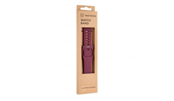 Tactical Apple Watch 38mm / 40mm Silicone Band with Buckle Wine Red