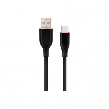 Cablexpert Premium silicon Type-C USB charging and data cable, 1.5 m | CC-USB2S-AMCM-1.5M-BK