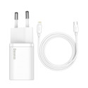 Baseus Baseus Super Si 1C fast charger USB Type C 20W Power Delivery + USB Type C - Lightning cable  Baseus Baseus Super Si 1C fast charger USB Type C 20W Power Delivery + USB Type C - Lightning cable