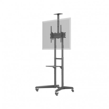 Goobay Floor stand | 59508 TV Presentation Stand Pro (Size L) | Adjustable Height, Tilt | 37-70 " | 