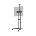 Goobay Floor stand | 59508 TV Presentation Stand Pro (Size L) | Adjustable Height, Tilt | 37-70 " | 