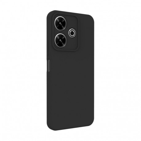 Connect Xiaomi Poco M6 Pro Premium Quality Soft Touch Silicone Case Black