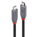 LINDY CABLE USB4 240W TYPE C 1.5M/40GBPS ANTHRA LINE 36957