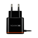 Canyon Wall Charger With USB TYPE C CABLE , 2.1A Black