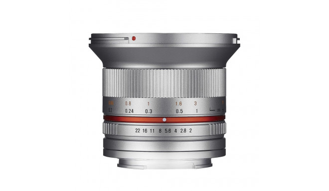 Samyang 12mm F2.0 Canon M silver