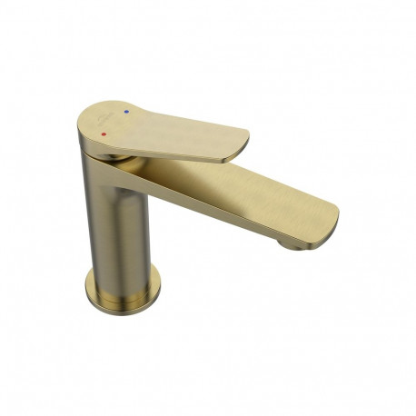 WASHBASIN MIXER NESTOS BRUSHED GOLD