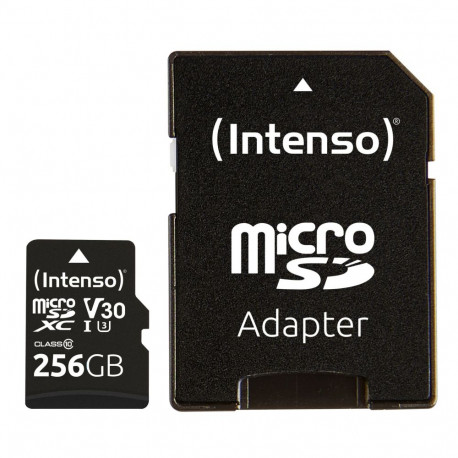 Intenso microSDXC          256GB C10 UHS-I Professional + Adapter