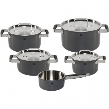 ZWILLING kööginõude komplekt Pure 5-osaline 18/10, hall