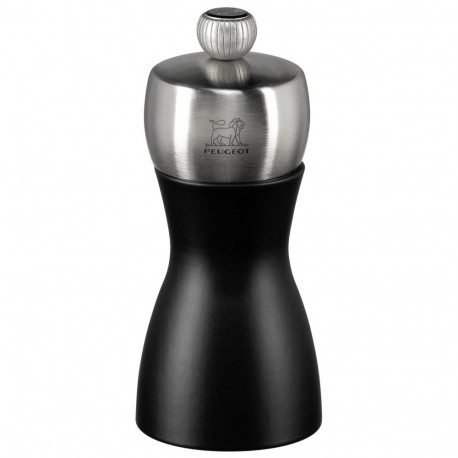 Peugeot FIDJI pepper mill beech wood matt black 12 cm