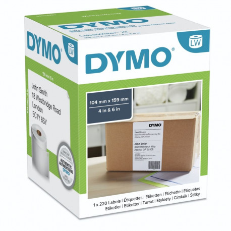 Dymo 4XL suured aadressi saatmiskleebised