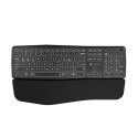 KEYBOARD NATEC PORIFERA US LAYOUT WIRELESS BLUETOOTH + 2.4GHZ X-SCISSOR BACKLIT ERGONOMIC