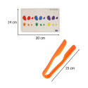 Creative pebbles värviline montessori puzzle