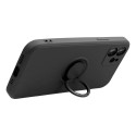 SILICONE RING case for SAMSUNG A17 black