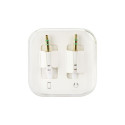 Cable AUX Jack 3,5 mm (male) to Jack 3,5 mm (male) BOX 1 m white