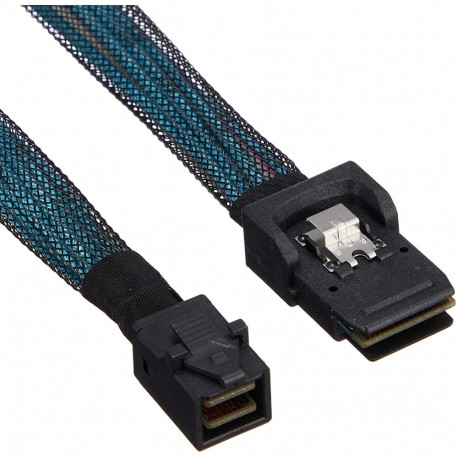 mini-SAS-Adapterkabel SST-CPS06, SFF 8643 > SFF-8087 (schwarz, 60cm)